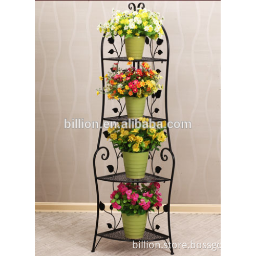 decorative galvanized angle display stand shelf